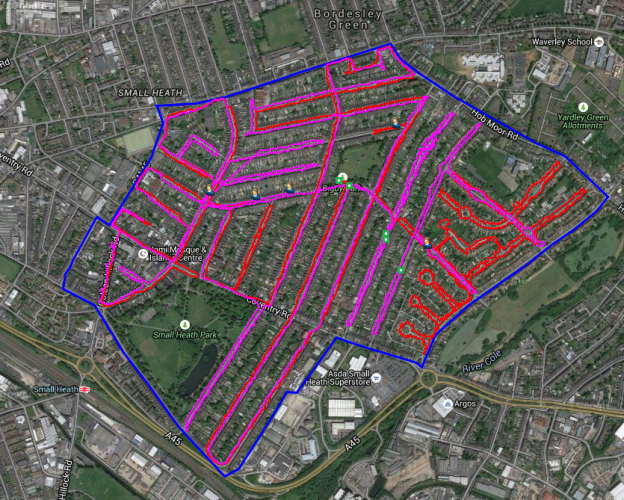 Birmingham Leaflet Distribution Flyer, Menu & Circular Delivery Mapping
